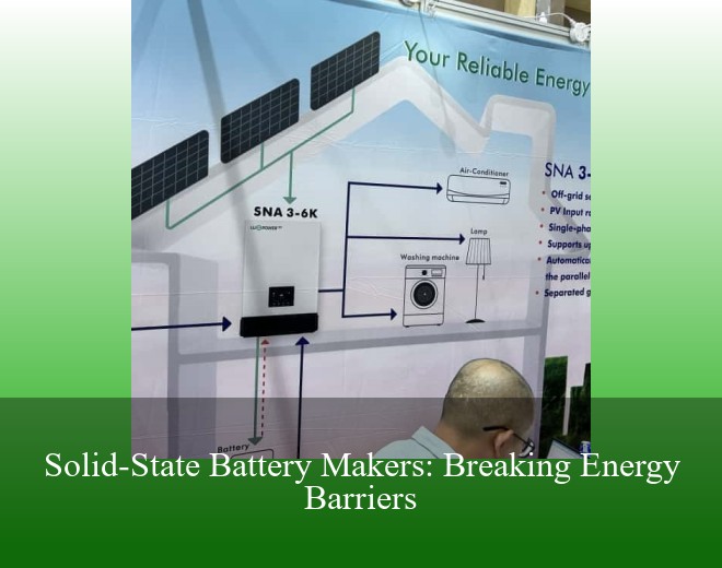 Solid-State Battery Makers: Breaking Energy Barriers